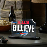 Buffalo Bills NFL Football Rectangle Desklite LED Decor, Home, NFL