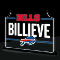 Buffalo Bills NFL Football Rectangle Desklite LED Decor, Home, NFL
