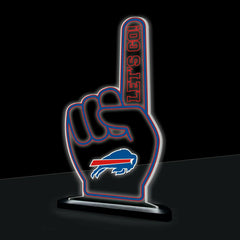 Buffalo Bills NFL Football Foam Finger Desklite LED Decor, Home, NFL