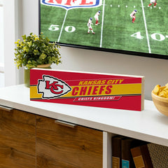 Kansas City Chiefs Mantle Sign, Down Home Fans, 5x18, Home