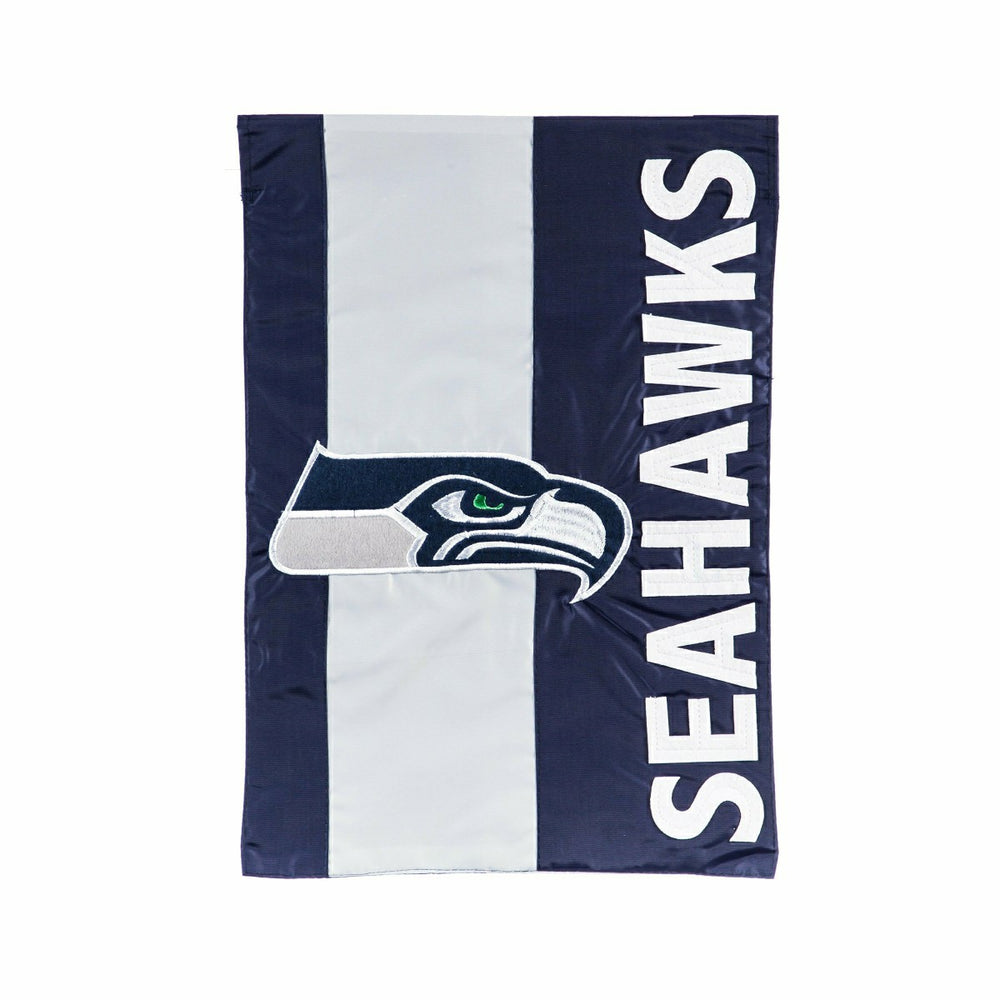 Seattle Seahawks Embellished Garden Flag, Home, NFL