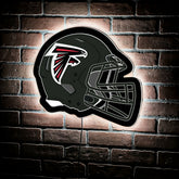 LED Wall Decor, Helmet, Atlanta Falcons, NFL, Home