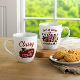Atlanta Falcons, Ceramic Cup O'Java 17oz Gift Set, NFL, Home