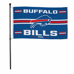 Buffalo Bills Single Sided Estate Flag with 2 Grommets, 3'x5', NFL, Home