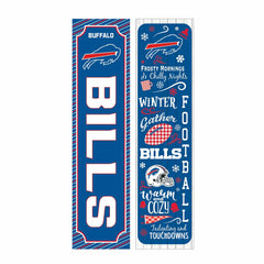 Buffalo Bills 46" Double Sided Leaner, Winter Seasonal, NFL, Home