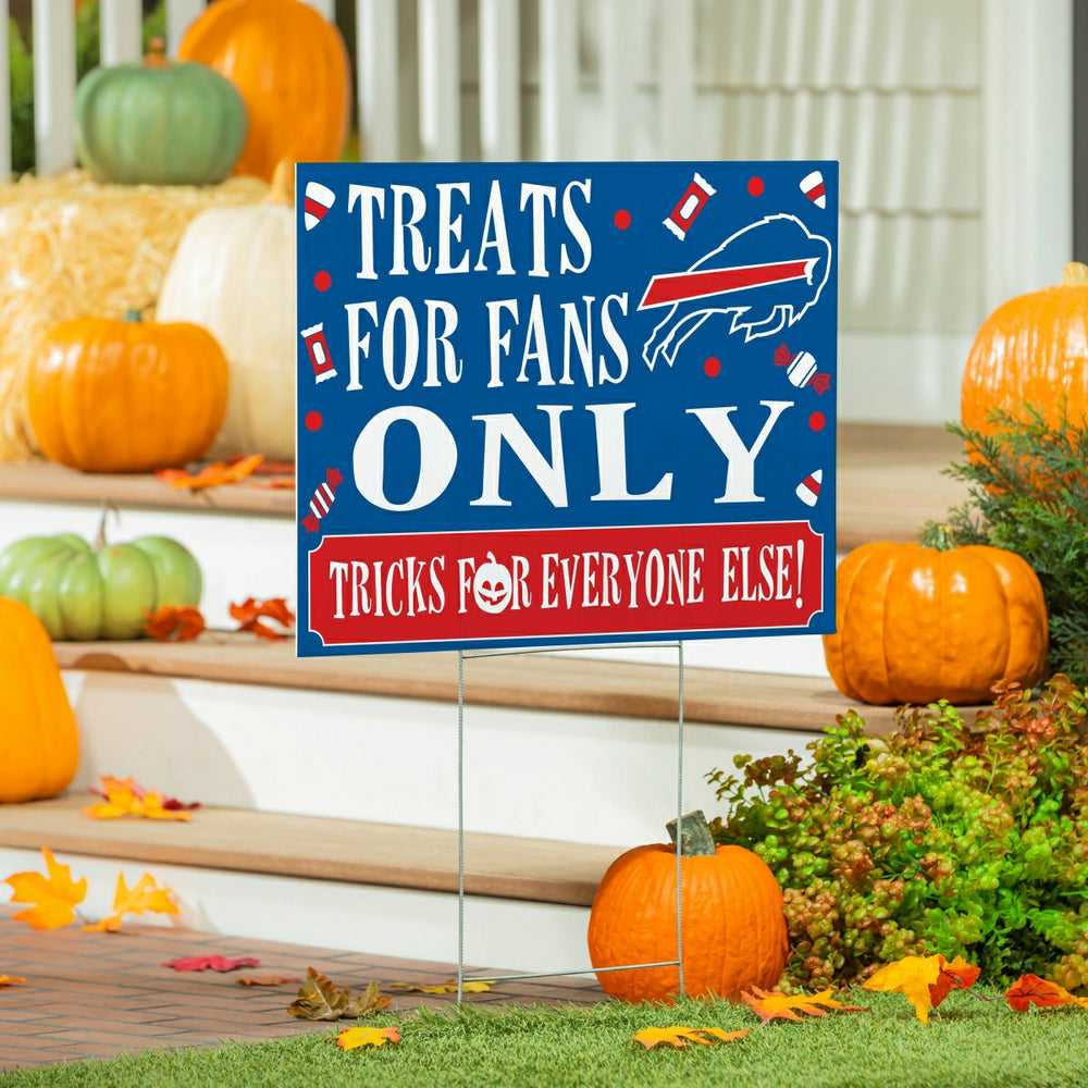 Buffalo Bills Yard Sign, Halloween Treats for Fans, NFL, Home