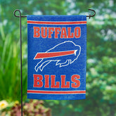 Buffalo Bills Embossed Suede Garden Flag, NFL, Home