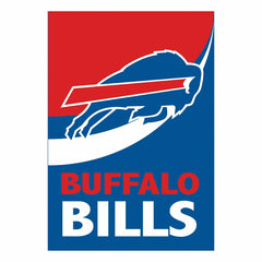 Buffalo Bills Burlap House Flag, NFL, Home