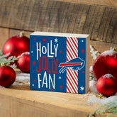 Buffalo Bills Block, Holiday, 6x6, NFL, Home