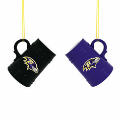 Baltimore Ravens Ceramic Mini Stein, 3oz, set of 2, NFL, Home