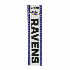 47" Double Sided Leaner, Baltimore Ravens, Christmas, NFL, Home
