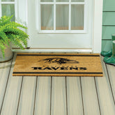 Baltimore Ravens Large One Color Coir Mat, 36"x24", NFL