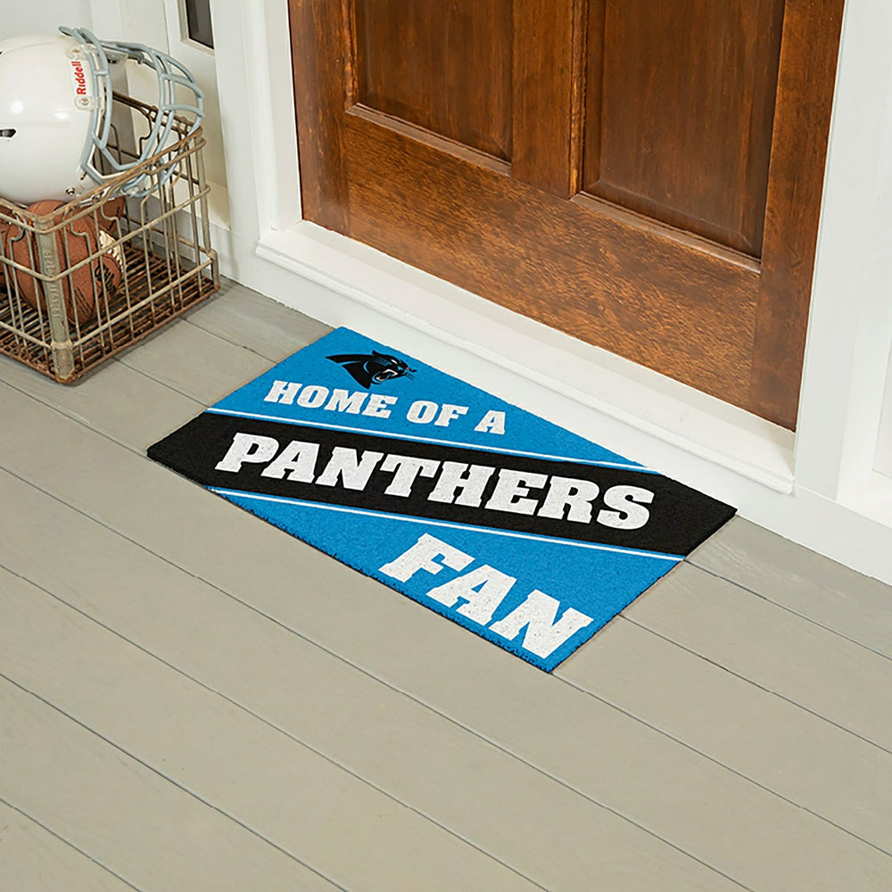 Carolina Panthers, PVC Mat COLOR, Home of a Fan, NFL