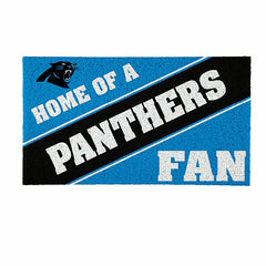 Carolina Panthers, PVC Mat COLOR, Home of a Fan, NFL