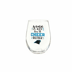 Carolina Panthers, 17oz Boxed Stemless Wine, NFL, Home