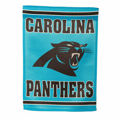 Embossed Suede Flag, GDN Size, Carolina Panthers, NFL, Home