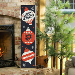 Chicago Bears 47" Double Sided Leaner, Christmas, NFL, Home