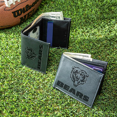 Chicago Bears, Bi-Fold and Tri-Fold Wallet Gift Set, Black, NFL, Home