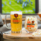 Chicago Bears, Stemless 17OZ Wine & Beer 16 OZ Gift Set, NFL, Home