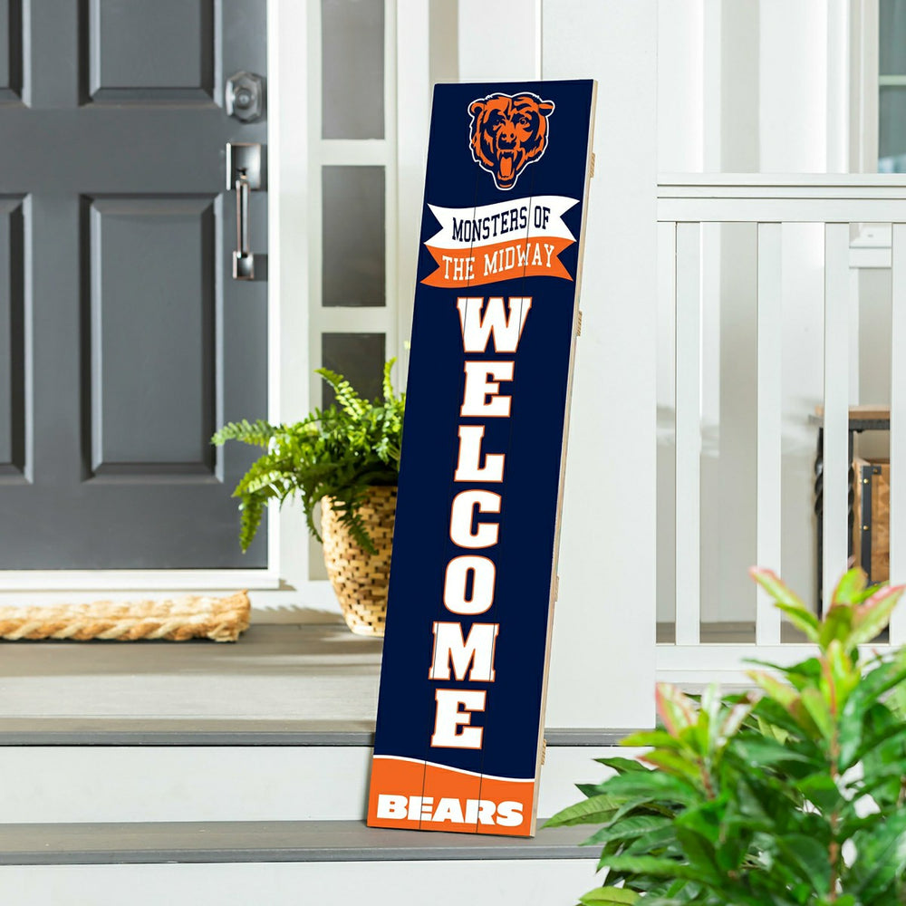 Chicago Bears Large Single Sided Leaner, 46", NFL, Home