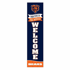 Chicago Bears Large Single Sided Leaner, 46", NFL, Home