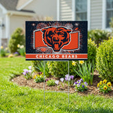 Chicago Bears Yard Sign, Patriotic, NFL, Home