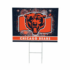 Chicago Bears Yard Sign, Patriotic, NFL, Home