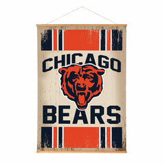 Chicago Bears, Canvas Wall Tapestry, Large, 54x36, NFL, Home