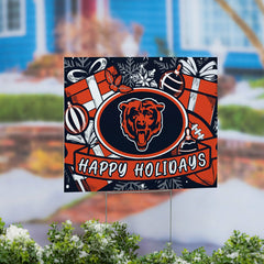 Chicago Bears Yard Sign, Holiday, NFL, Home