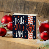 Chicago Bears Block, Holiday, 6x6, NFL, Home