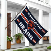 Chicago Bears Single Sided Estate Flag with 2 Grommets, 3'x5', NFL, Home