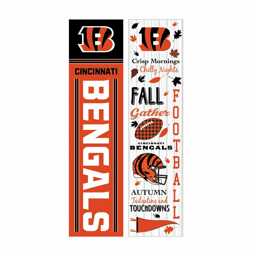Cincinnati Bengals 46" Double Sided Leaner, Fall Seasonal, NFL, Home