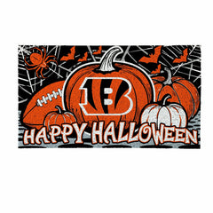 Cincinnati Bengals Halloween PVC Mat, 28"x16", NFL