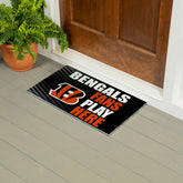 Cincinnati Bengals Fan Mat, 28"x16", NFL