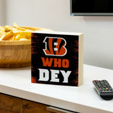 Cincinnati Bengals Plock, Down Home Fans, 6x6, NFL, Home