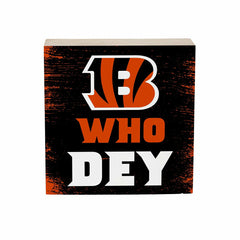 Cincinnati Bengals Plock, Down Home Fans, 6x6, NFL, Home