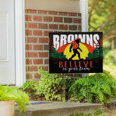 Cleveland Browns Yard Sign, Bigfoot, NFL, Home