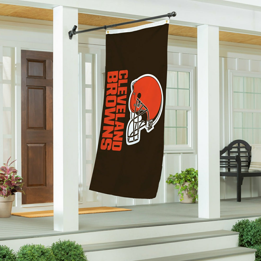 Cleveland Browns Single Sided Flag w/ 2 Grommets, 3'x5', NFL, Home