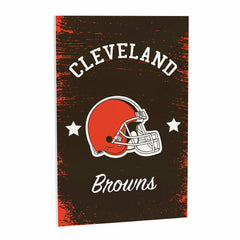 Cleveland Browns Wood Wall Sign, 16x24, NFL, Home