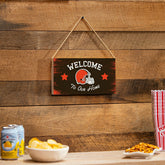 Cleveland Browns Wood Wall Sign, 6x11, NFL, Home