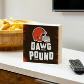 Cleveland Browns Plock, Down Home Fans, 6x6, NFL, Home