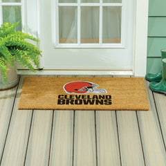 Cleveland Browns Large Full Color Coir Mat, 36"x24", NFL