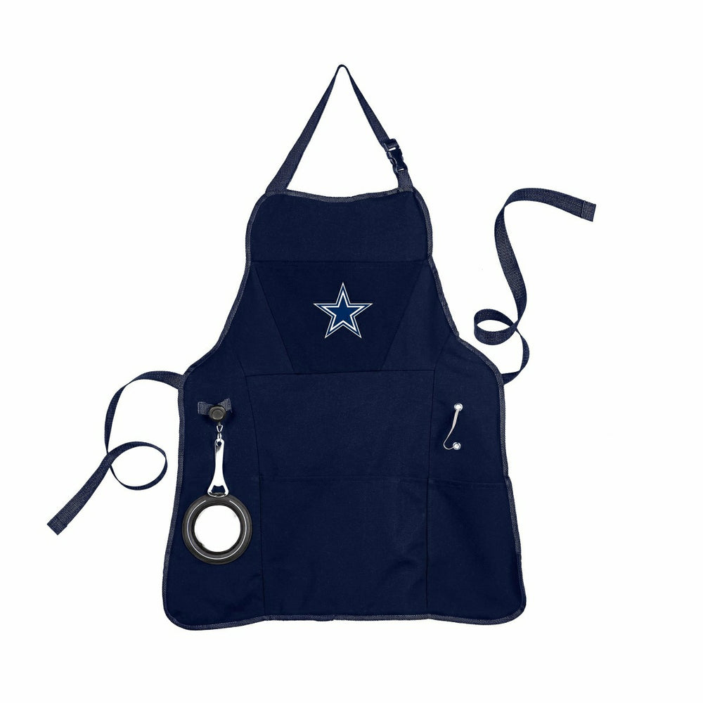 Deluxe Cotton Canvas NFL Team Pride Grilling/Cooking Apron, Dallas Cow, NFL, Home