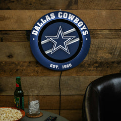 Dallas Cowboys, Metal Lite, Round, NFL