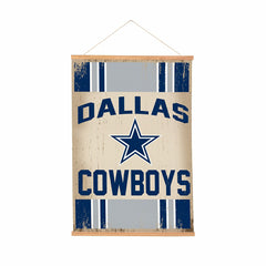 Dallas Cowboys, Canvas Wall Tapestry, Medium, 36x24, NFL, Home
