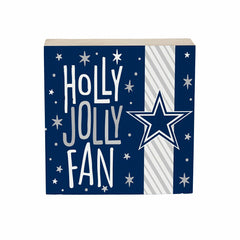 Dallas Cowboys Block, Holiday, 6x6, NFL, Home