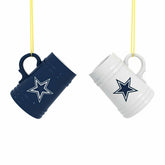 Dallas Cowboys Ceramic Mini Stein, 3oz, set of 2, NFL, Home