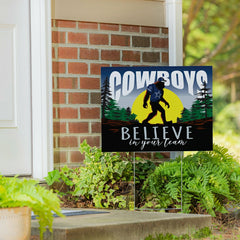 Dallas Cowboys Yard Sign, Bigfoot, NFL, Home
