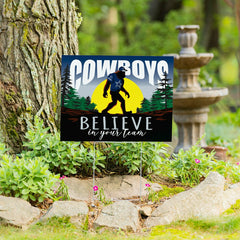 Dallas Cowboys Yard Sign, Bigfoot, NFL, Home