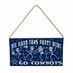 Dallas Cowboys Halloween Wood Wall Sign, 6x11, NFL, Home